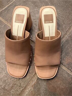 Size 6 - Dolce Vita Amino Block heel sandal - 
Original $150 - selling for $35